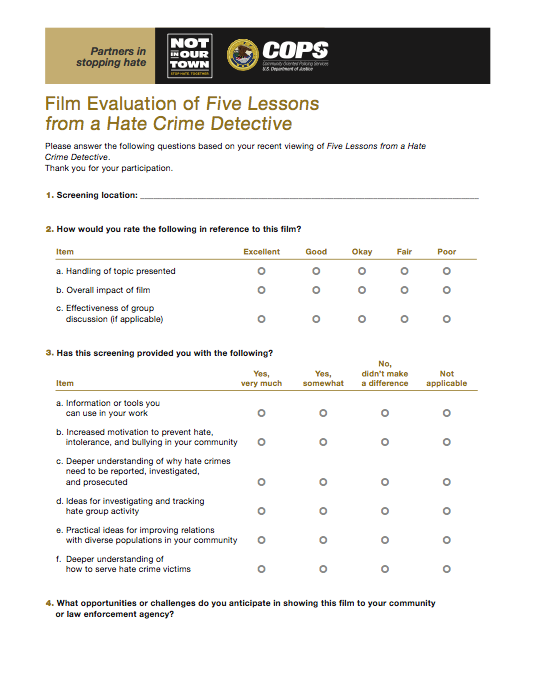 Lessons Evaluation